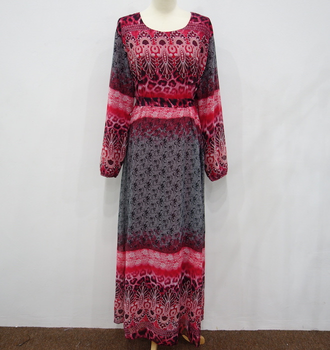 WH3338 Fashion Jubah Red