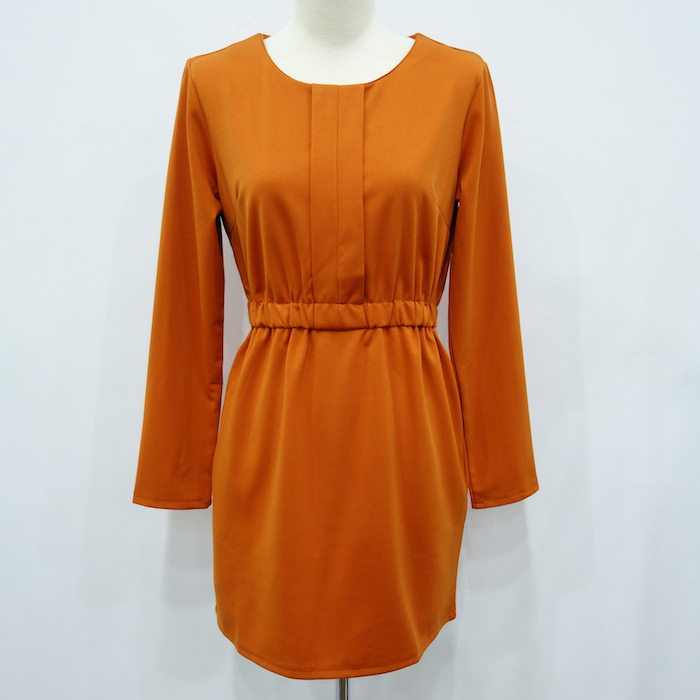 WD3606 Fashion Dress Brown