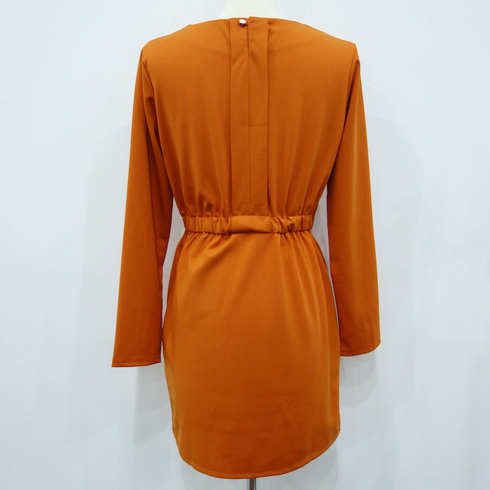 WD3606 Fashion Dress Brown