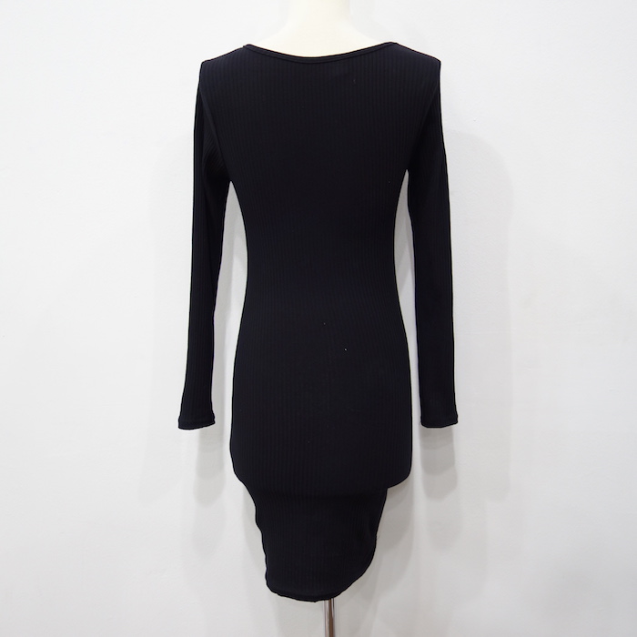 WD6730 Sexy Dress Black