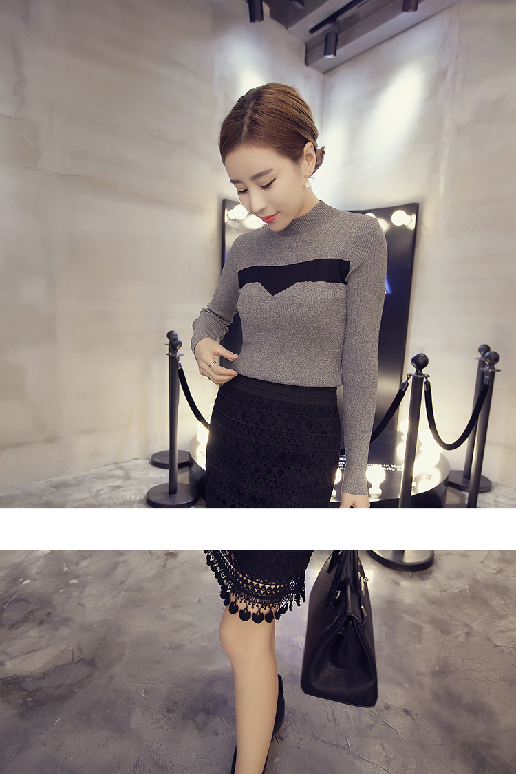 WP6740 Fashion Lace Skirt Black