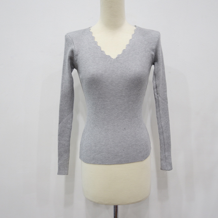 WT6772 Stylish Top Grey