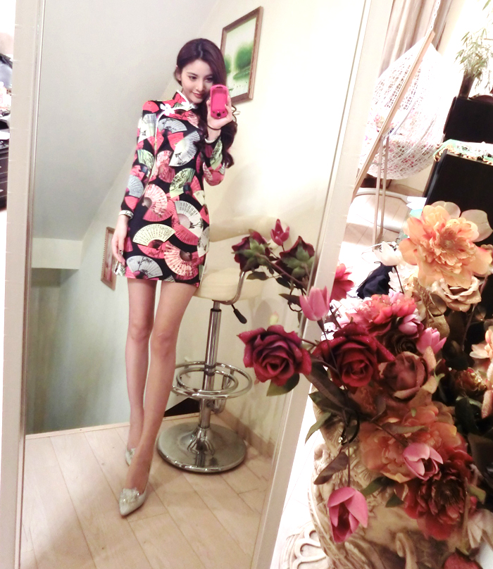 WC3247 Fashion Cheongsam As Picture