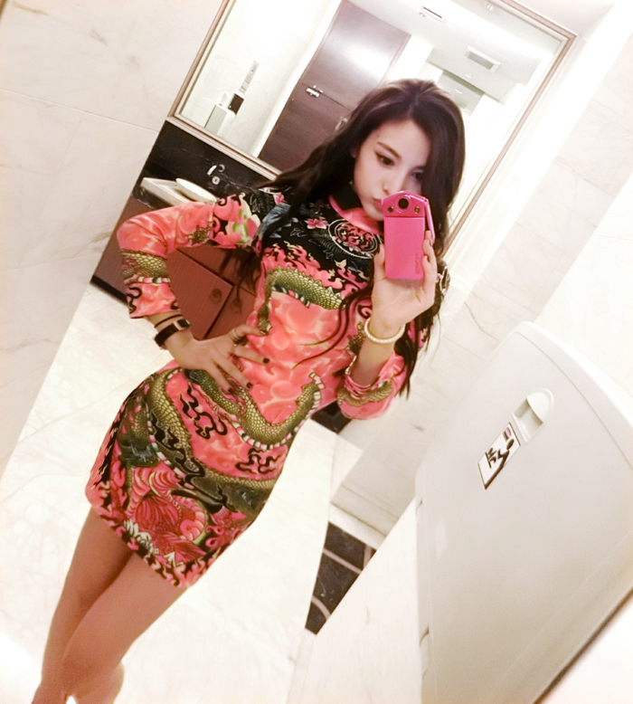 WC3249 Dragon Cheongsam As Picture