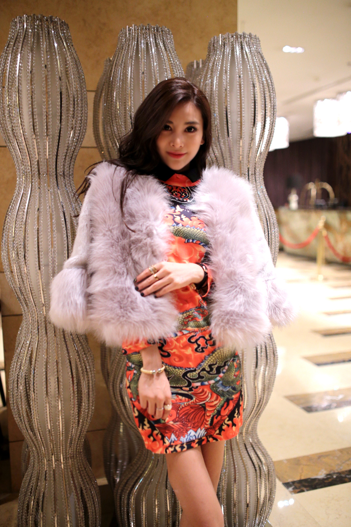 WC3249 Dragon Cheongsam As Picture
