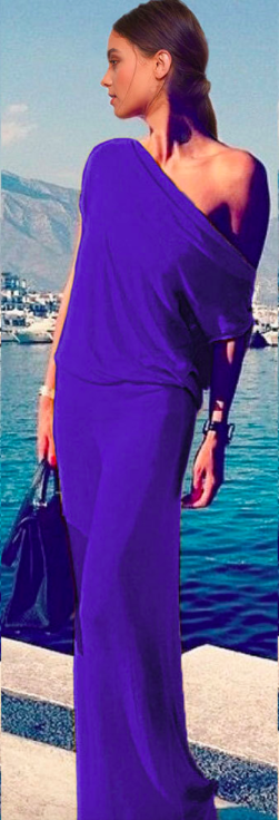 WD6799 Sexy Europe Dress Blue