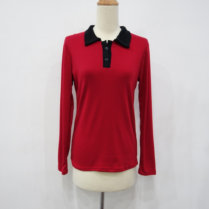 WT6828 Casual Top Red 