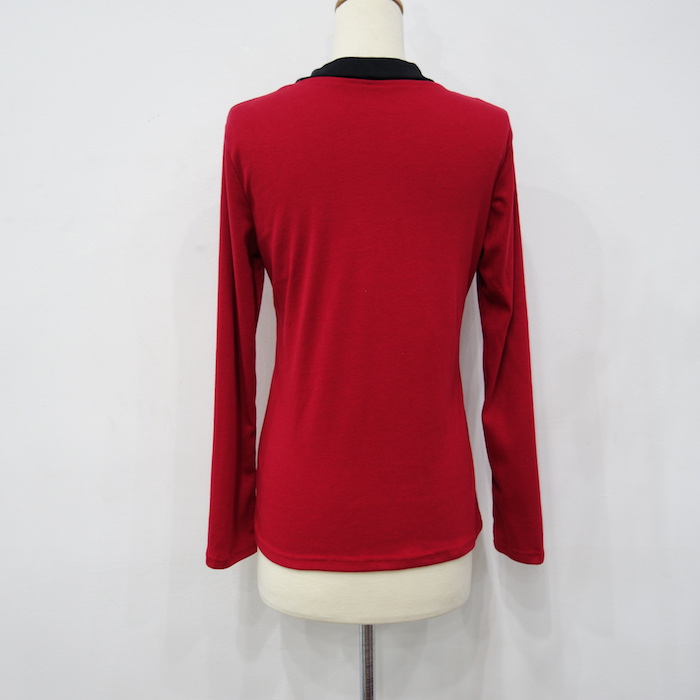 WT6828 Casual Top Red 