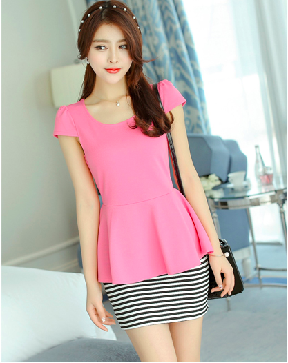 WD3647 One Piece Dress Pink