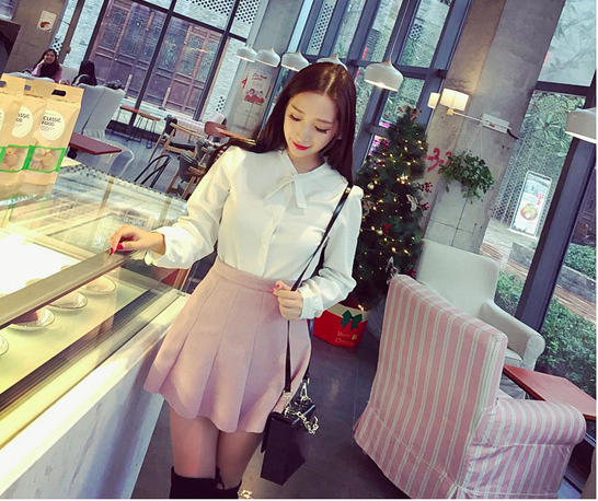 WT6867 Fashion OL Top White