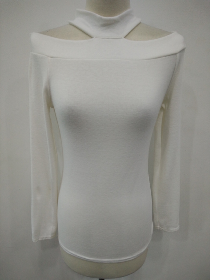 WT6870 Sexy Stylish Top White