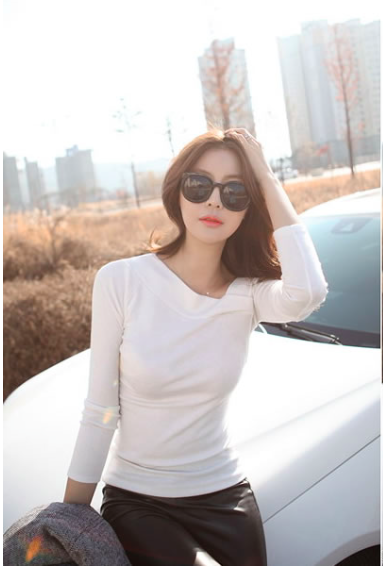 WT6880 Fashion Top White
