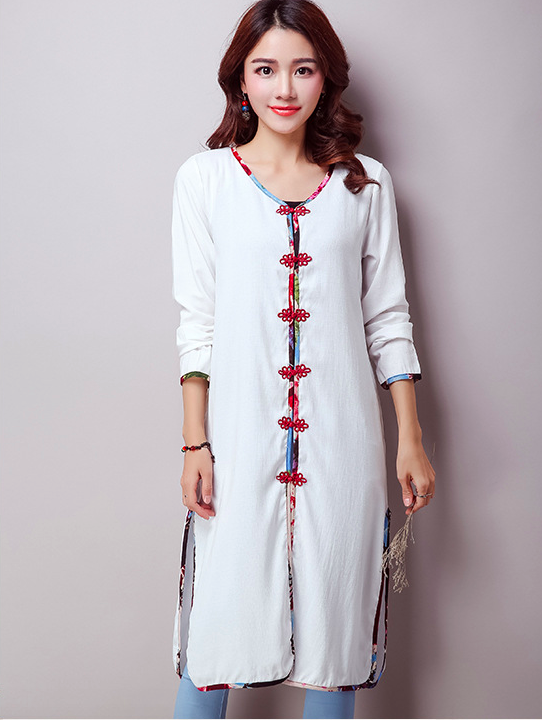 WJ6909 Stylish Cardigan White