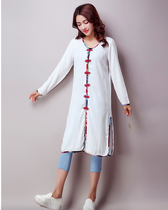 WJ6909 Stylish Cardigan White