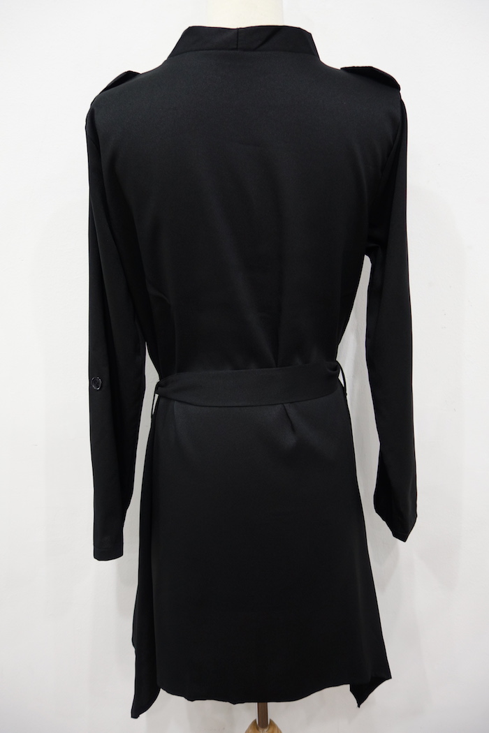 WD6902 Korea Stylish Dress Black