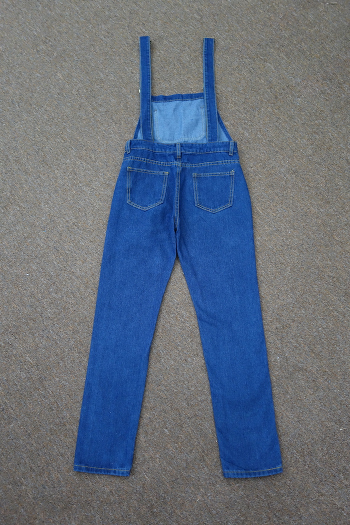 WP3671 Stylish Denim Jumpsuit Blue