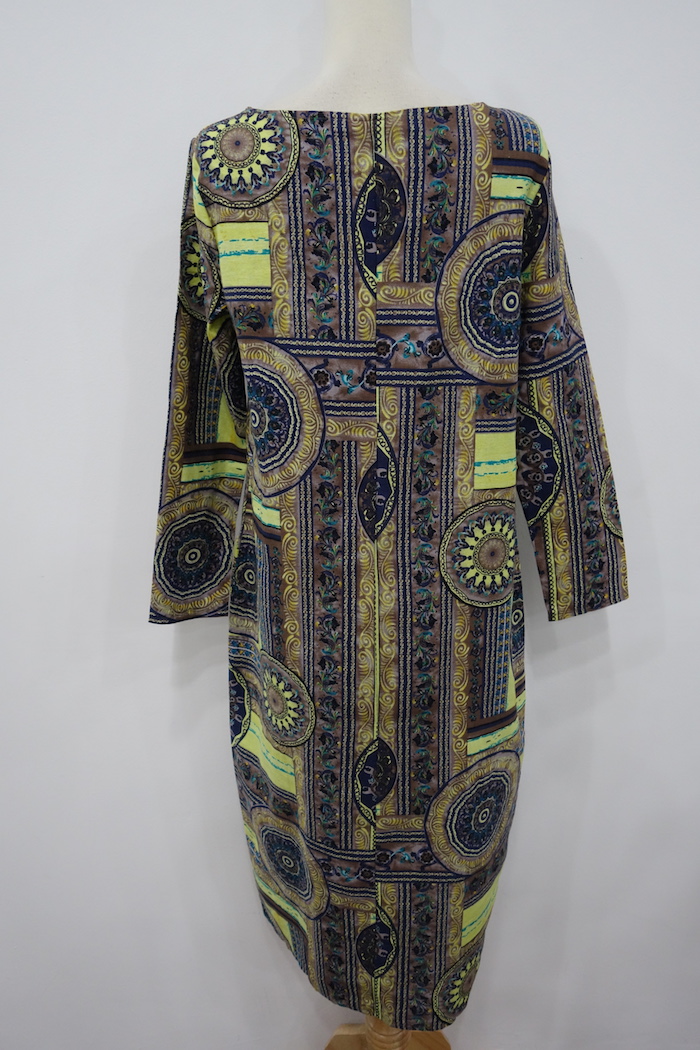 WD6996 Stylish Dress Yellow