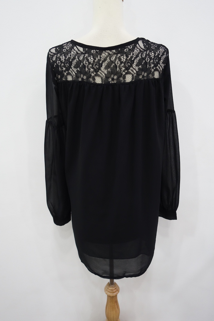 WD7030 Europe Stylish Dress Black