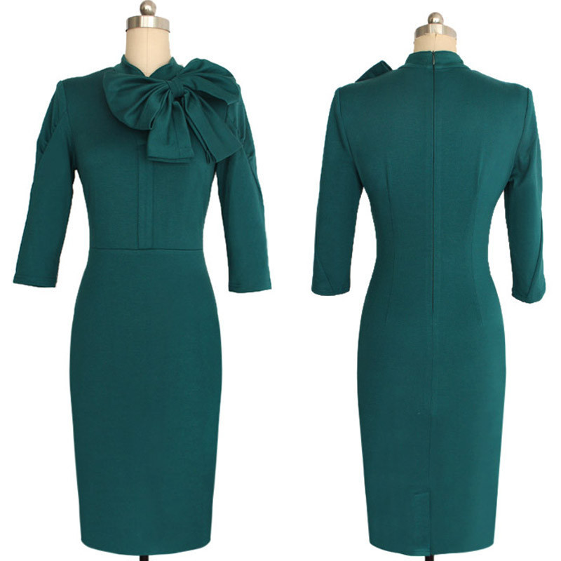 WD7039 Charming Dress Green