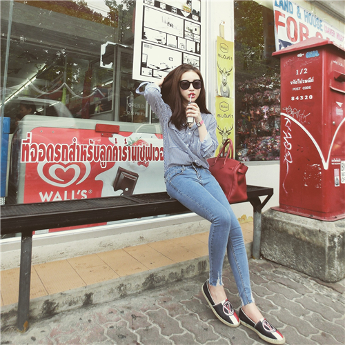 WT7042 Stylish Top Blue