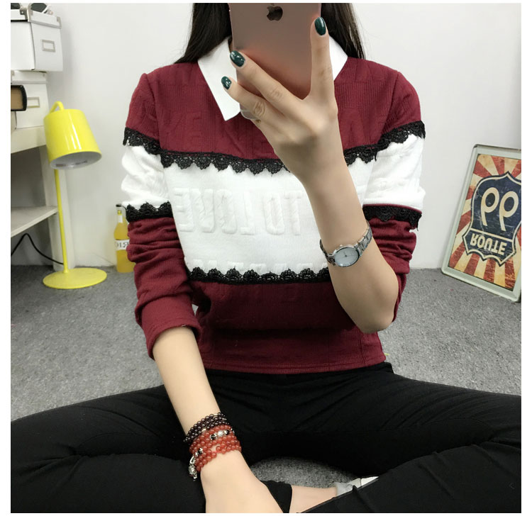 WT3710 Korea Stylish Top Maroon