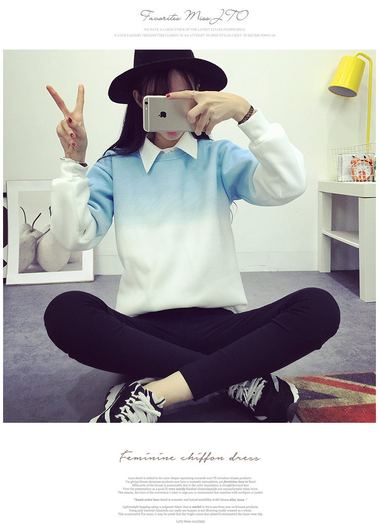 WT3716 Fashion Top Blue