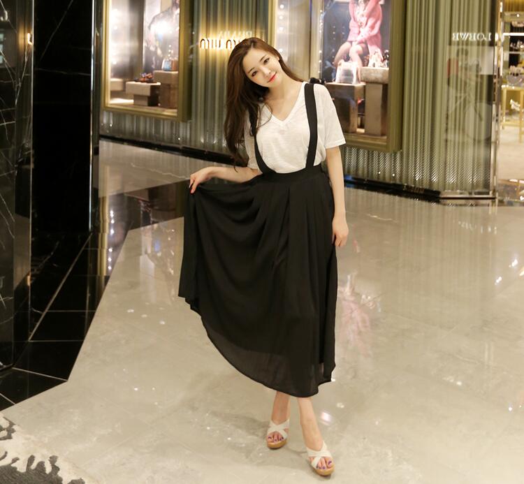 WK7062 Stylish Skirt Black