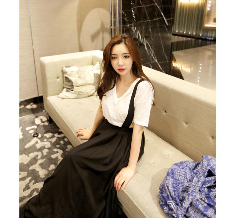 WK7062 Stylish Skirt Black