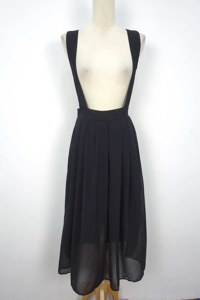 WK7062 Stylish Skirt Black