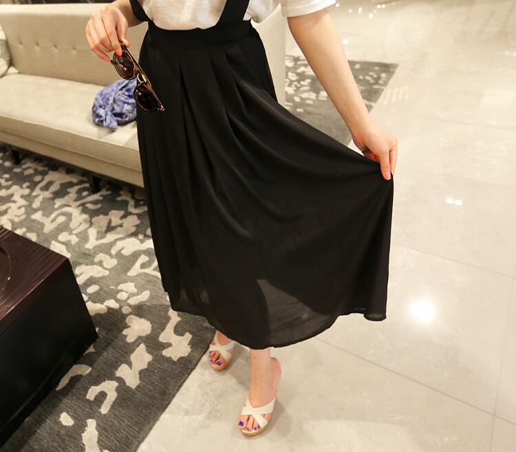 WK7062 Stylish Skirt Black