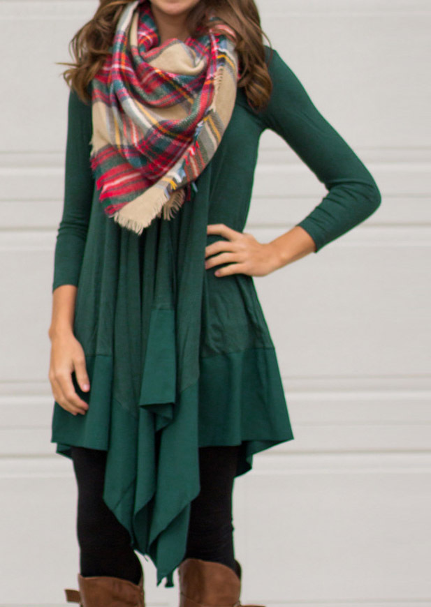 WT7072 Fashion Top Green