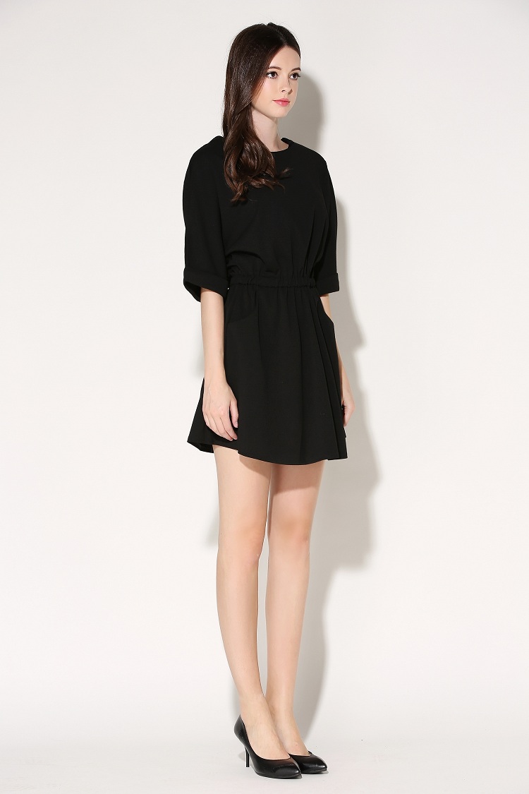 WD7104 Stylish Dress Black