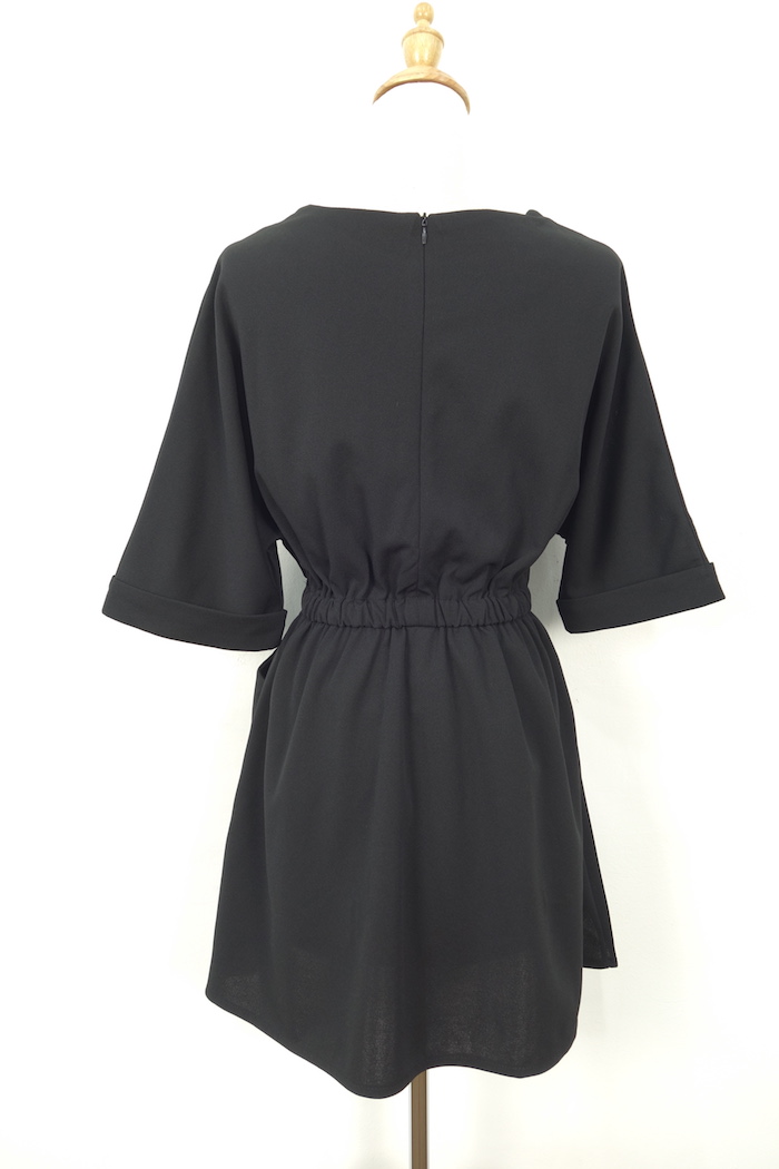 WD7104 Stylish Dress Black