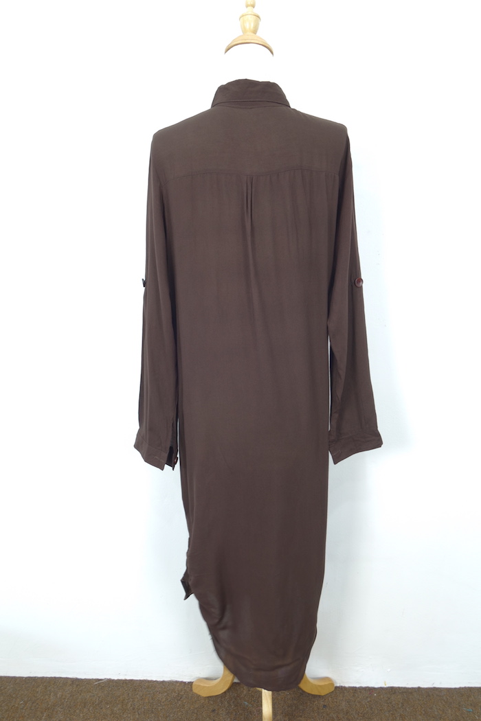 WH1157 Fashion Jubah Brown