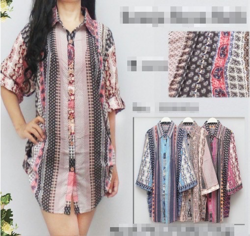 WT1160 Fashion Long Top Purple