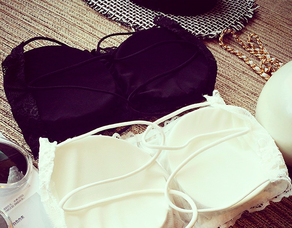 WT3733 Sexy Inner Top Black