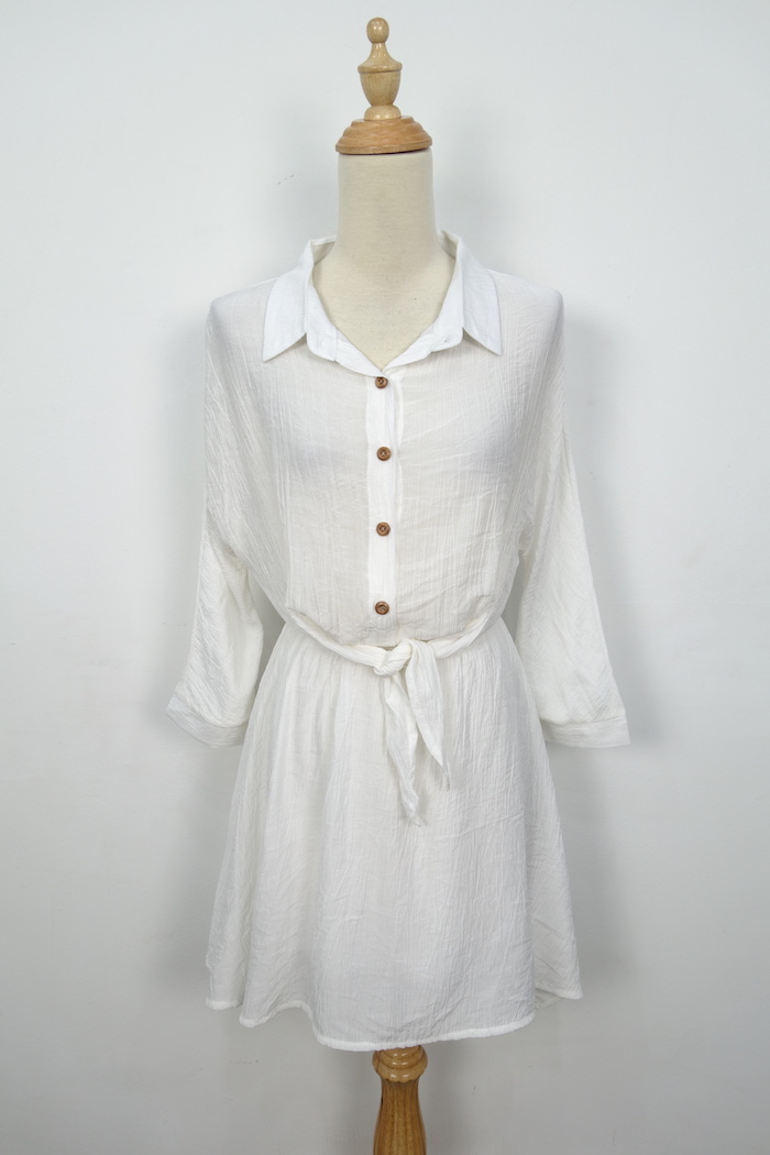 WD7113 Lovely Dress White