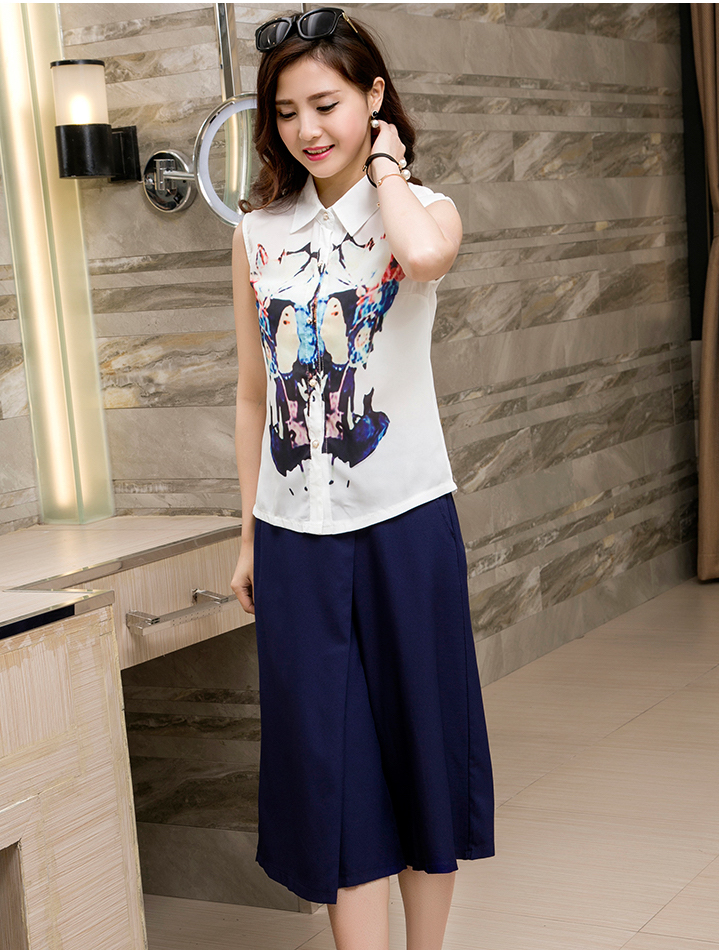 WT7125 Stylish Top and Pant As Picture (1 Set)