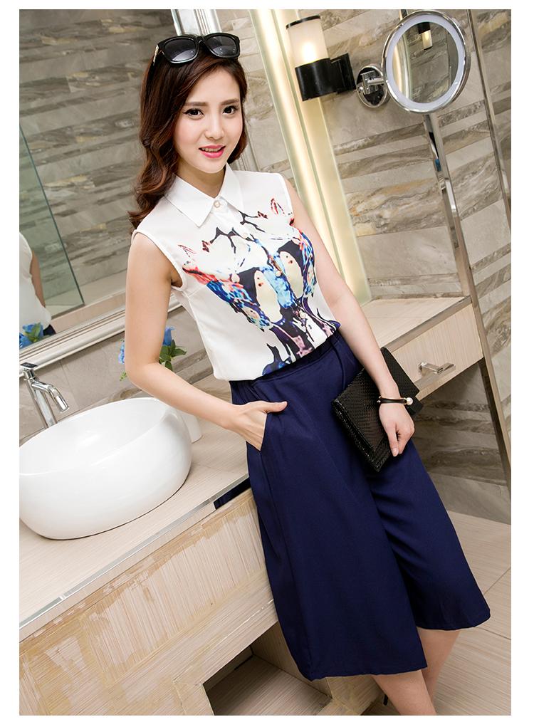 WT7125 Stylish Top and Pant As Picture (1 Set)