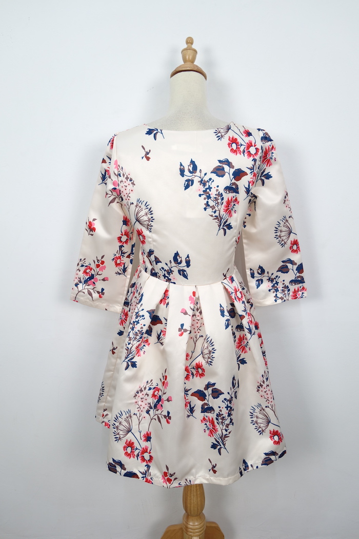 WD7126 Lovely Floral Dress As Picture