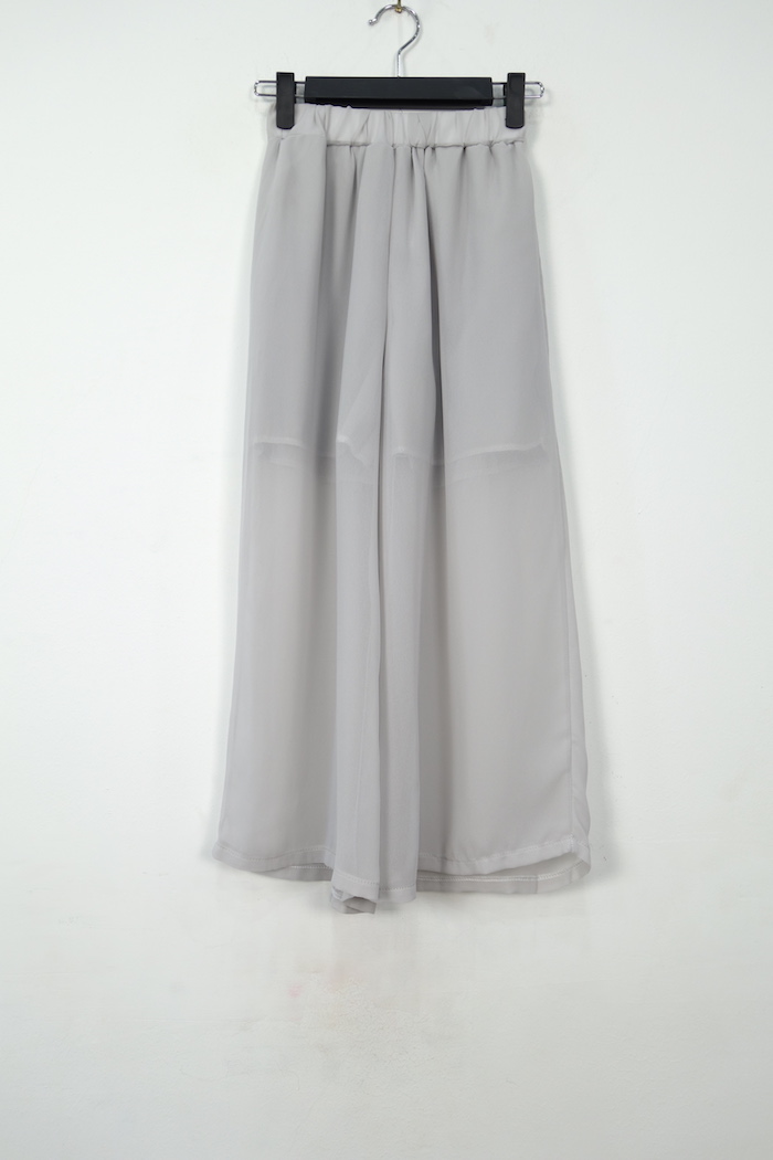 WP7144 Fashion Chiffon Pant Grey