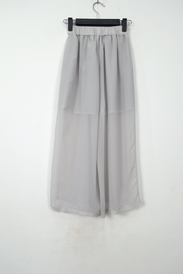 WP7144 Fashion Chiffon Pant Grey