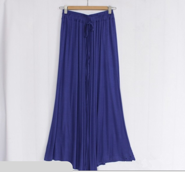 WP3737 Korea Fashion Flare Pant Blue