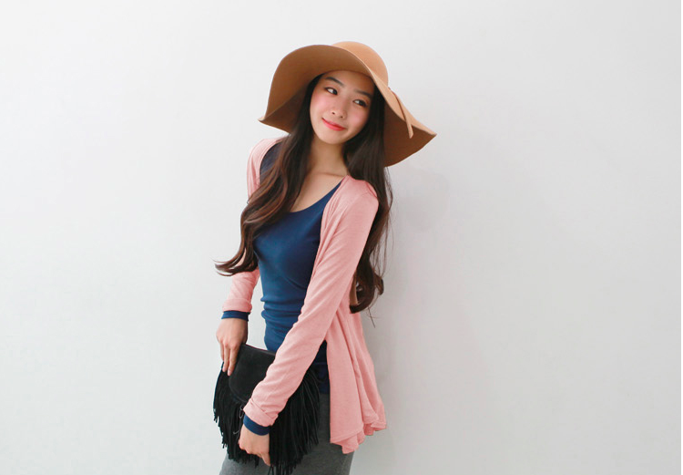 WJ3743 Stylish Cardigan Pink