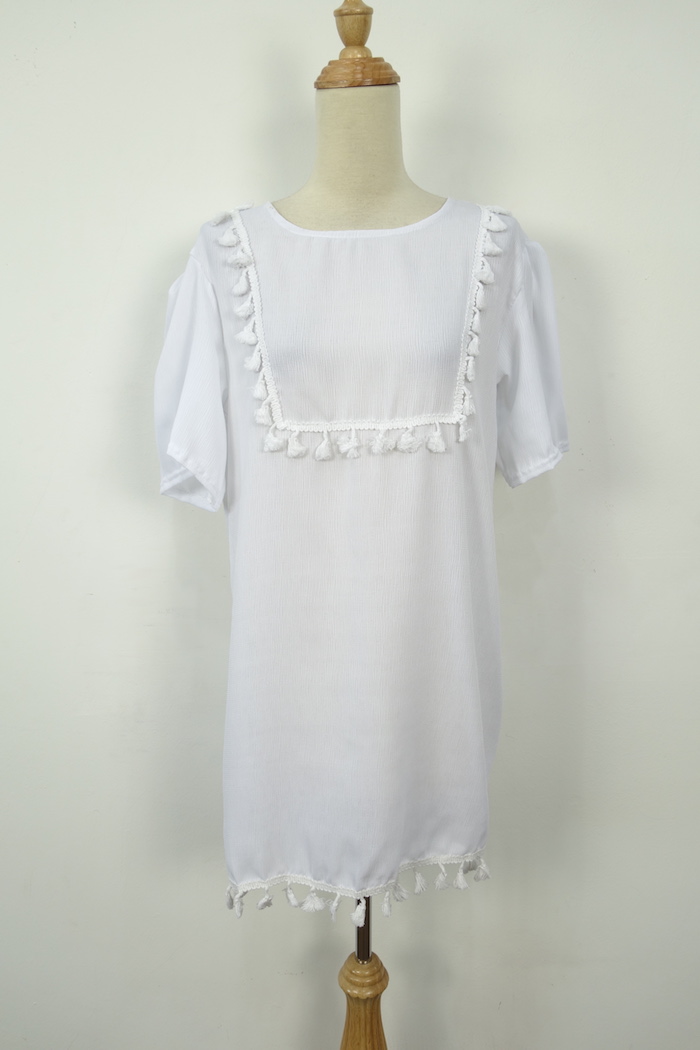 WD7150 Lovely Dress White