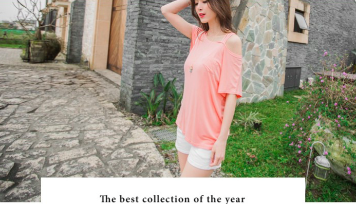 WT7153 Korea Fashion Top Pink
