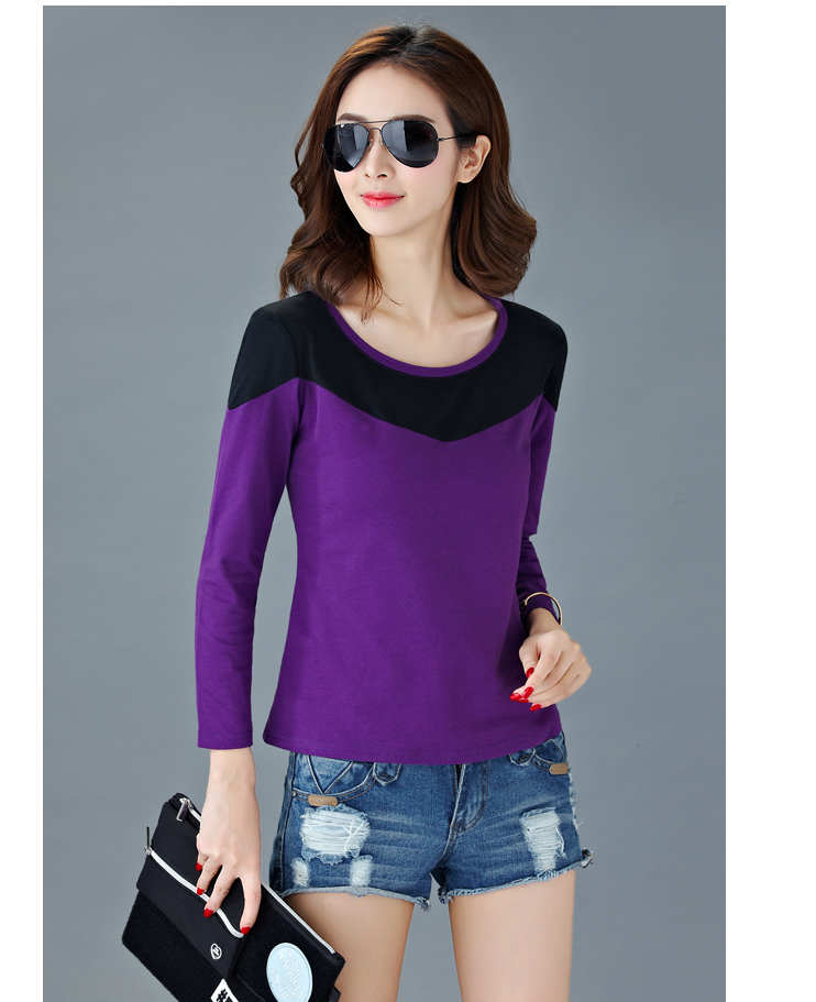 WT7189 Fashion Top Purple