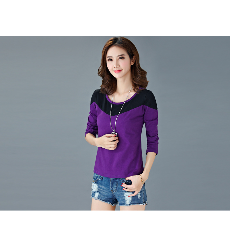 WT7189 Fashion Top Purple