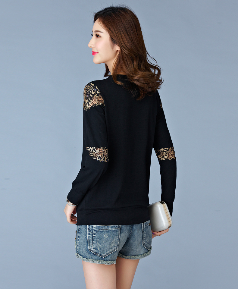 WT7192 Korea Fashion Top Black