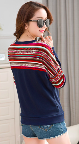 WT7213 Korea Fashion Top Blue